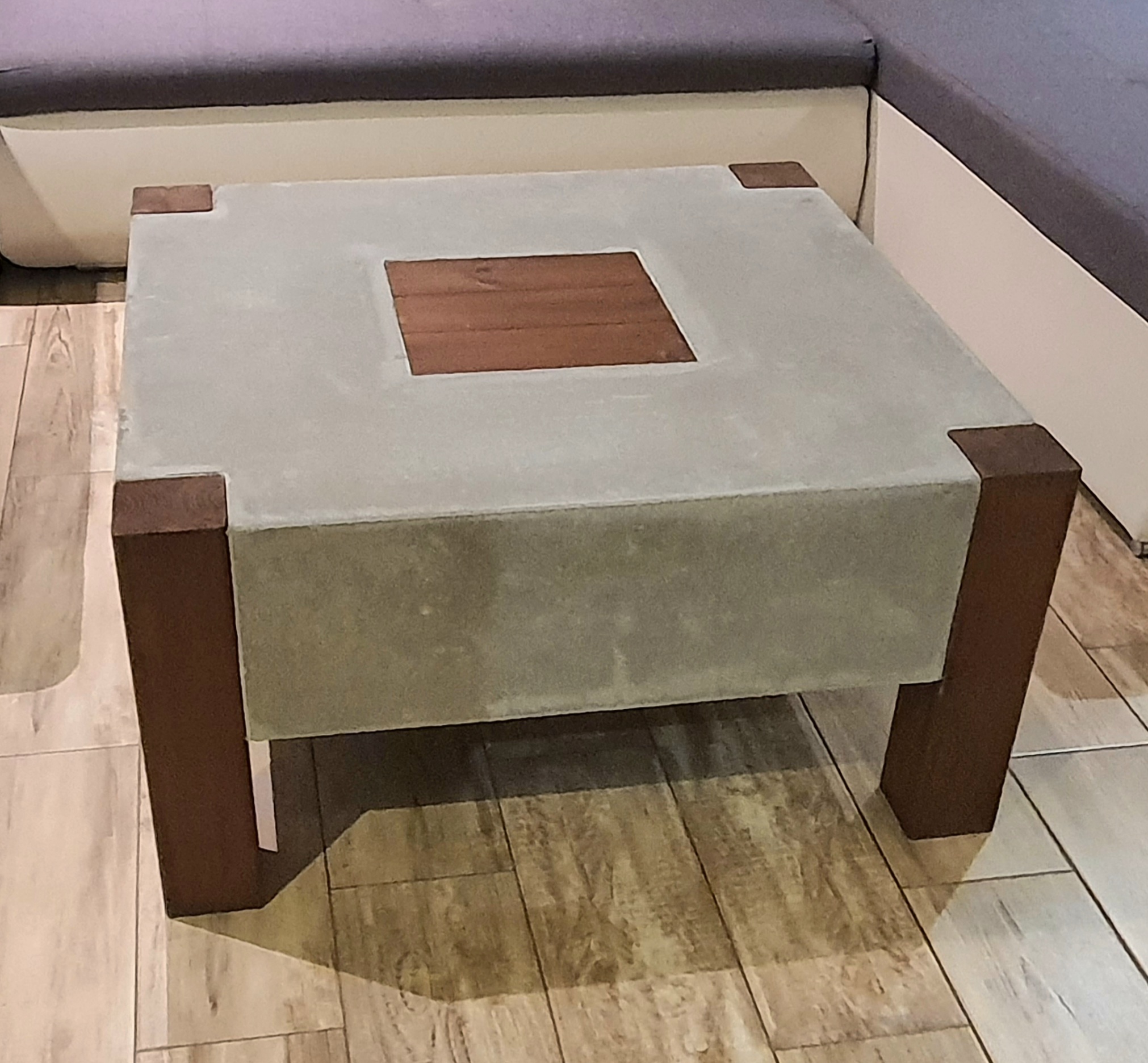 Concrete coffee tables